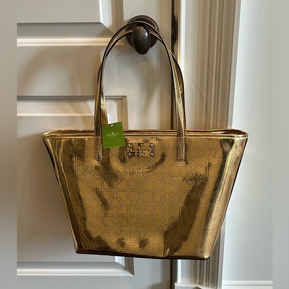 Gold Kate Spade Purse
